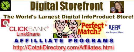 Affiliate programs list, Cotati Directory